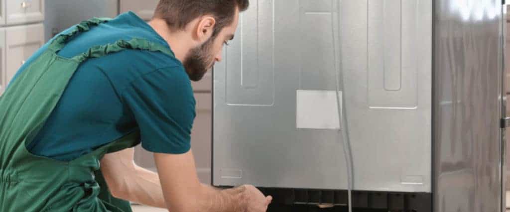 إصلاح تسرب المياه في ديب فريزر LG